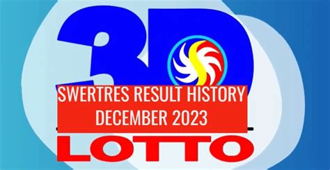 swertres result history december 2023